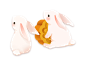 【S0005】2023年中秋节月亮月饼玉兔桂花海报插画手绘元素模板png免扣素材 (19)