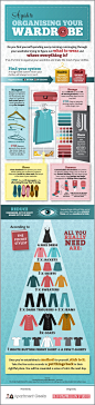 Infographics / Organizing your closet #infographic