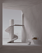 3D animation  architecture motion Ramp ramps stair stairs