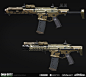 ArtStation - Weapon concept for Call of Duty: Modern Warfare Remastered. Lynx CQ-300, Rick Zeng
