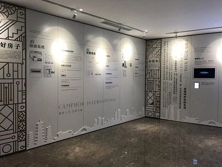 多功能展厅设计_工艺工法展示设计_房地产临时售楼处展厅展馆设计-智汀国际-花瓣网