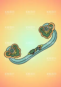 如意图  - 源文件下载【酷图网】绘画,画画,手绘,卡通,插画,商业,素材,海报,包装壁纸,元素,设计,创意,背景,活动,玉如意,如意图,祝福,好运,新年,装饰,古装,