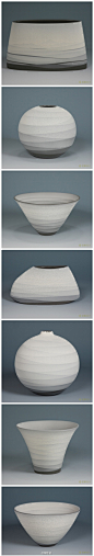 日本陶瓷艺术家Yoshitaka Tsuruta的单色陶瓷作品欣赏