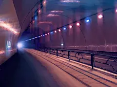 通向何方？隧道特辑 : “穿过边境长长的隧道就是雪国。”这是小说中的名句。穿过阴暗的空间后，看到被光芒所包围的隧道出口，确实有一种故事即将开始的感觉呢。对黑暗的不安以及对出口的期待夹杂在一起的隧道入口、宛如异世界的地下帝国般的隧道里面等等，隧道有着非常多吸引人的魅力。有着美丽的蓝色光芒的水中隧道、由树木组成的自然界中的隧道，大家不觉得冒险之心蠢蠢欲动吗？这次就为大家送上充满了非日常感的隧道的插画作品特辑。快来看看吧。