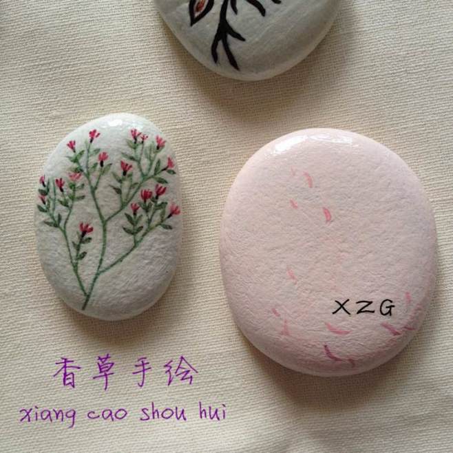 【石坑】手绘小石头算不算手工…_看图_手...