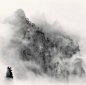 环游世界的摄影师 Michael Kenna 镜头下的中国山水，颇得中国水墨画的神韵。（michaelkenna.net）