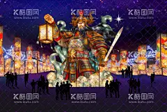 彩灯效果图  - 源文件下载【酷图网】自贡灯会,彩灯效果图,花灯装置,设计雕塑,2025年彩灯,2025年灯会,春节美陈,龙,中秋彩灯,灯会设计,广寒宫