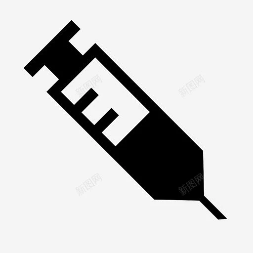 注射器疫苗针头图标 标志 UI图标 设计图片 免费下载 页面网页 平面电商 创意素材-花瓣网