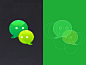 wechat icon //
作者：SEE ，北京 //
关键词：wechat，气泡，chat，聊天栏，逗号，bubble ，grid //