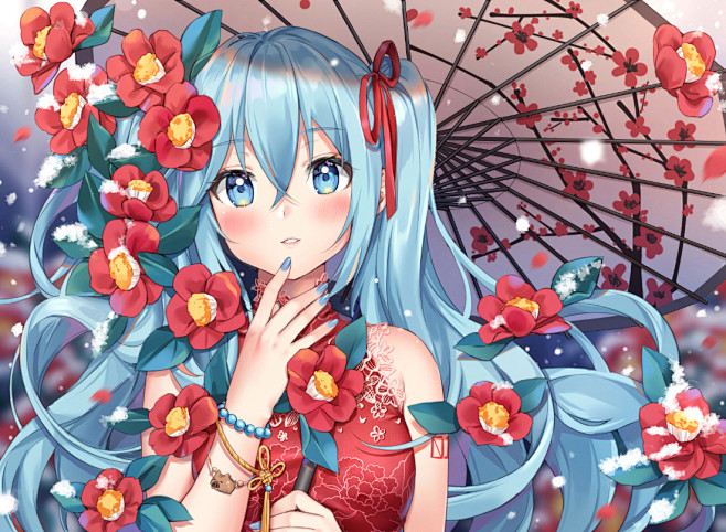 VOCALOID  初音未来  P站:豆...