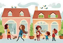 分享一组意大利插画家和设计师的一组儿童插画 - 插画图片_插画师_插画壁纸_场景插画_yidodo.net - 意兜兜