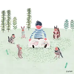 【插画先锋】拥抱夏日之歌 : “春光已融化了\x0a白日渐长，夜风渐暖\x0a似乎有谁迟到了\x0a没关系，还来得及，\x0a让这一首夏日之歌拥抱你”