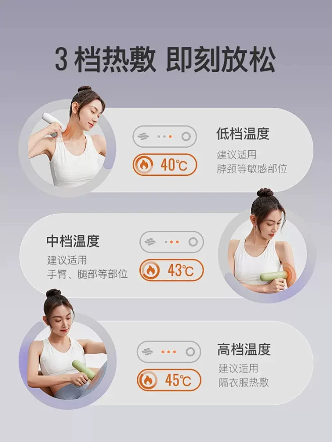 Keep筋膜枪迷你肌肉按摩器放松器按摩健...