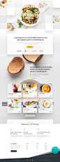 Food restaurant landing page d