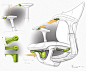 Industrial Design ideation Workchair