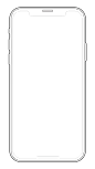 iPhone X 原型线框模板