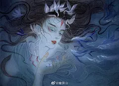 「鱼妇」

沧海月明珠有泪。

#这就是中国风##手绘插画# ​​​​