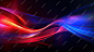 Abstract liquid wavy shapes futuristic 3d banner wallpaper background Generative AIxA