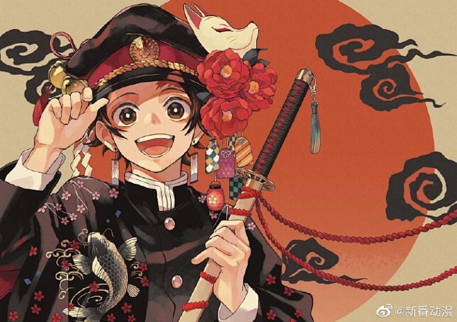 #鬼灭之刃# 这组造型都太好看了！！(t...
