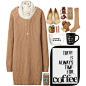 Wearing long-sleeved knit dress because it's warm and not so formal.

Uh yes, normal is boring.


#60secondstyle
#coffeedate
#heattech #knit #dress #scarf #coffee #pumps #nude #brown #necklaces #socks #casual @polyvore @polyvore-editorial