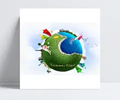 新夏天地球主题创意psd|白云,夏天地球主题创意设计,创意设计,蓝天,NO2,韩国素材,创意素材,创意元素,广告设计,成品素材,绿色,创意,城市,建筑,清洁能源,绿色环保,环境保护,环保,节能,绿色能源,生态保护,生态平衡,PSD分层素材,源文件,海报设计,广告设计模板,PSD素材,绿色地环与海洋图片