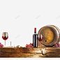 葡萄红酒海报元素 免费下载 页面网页 平面电商 创意素材