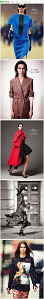 Harper's Bazaar 英国版 August 2013 FASHION³时尚潮流 拼图详情页 设计时代