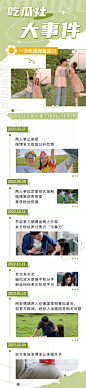 简约风娱乐吃瓜总结整理长图