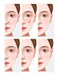 祛斑祛痘祛皱医疗皮肤美容插画系列