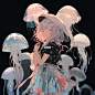Midjourney水母