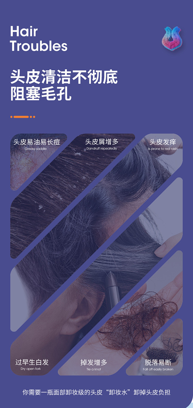 魔啦泡泡杯洁发泡泡洗发水深层清洁头皮头发...