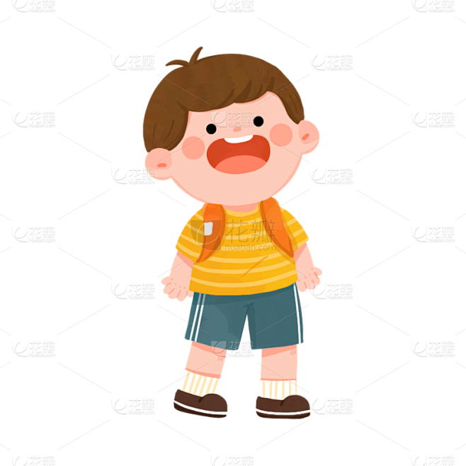 卡通感教育行业人物元素