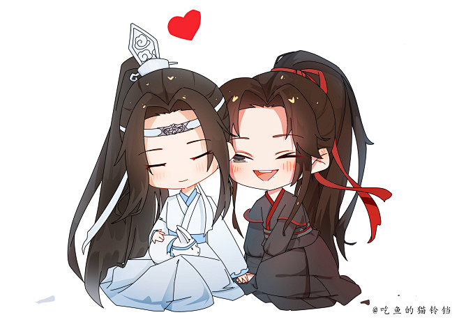 Q版 陈情令 魏无羡 蓝忘机 铃铛