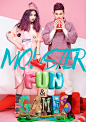 #MONSTER怪兽学院##时尚创意情侣写真#