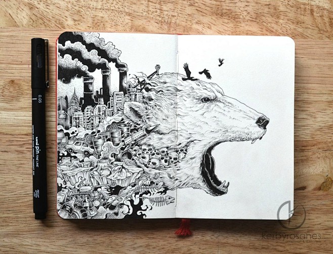 菲律宾插画师 Kerby Rosanes...