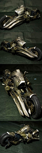 photo 2/2: Armor Rider Type MMS: Scratchbuild Work by Sakanatu. #SciFi #Bike: