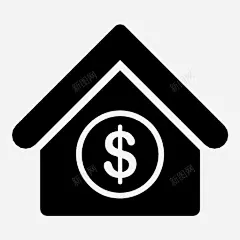 房地产住房投资图标 贷款 icon 标识 标志 UI图标 设计图片 免费下载 页面网页 平面电商 创意素材