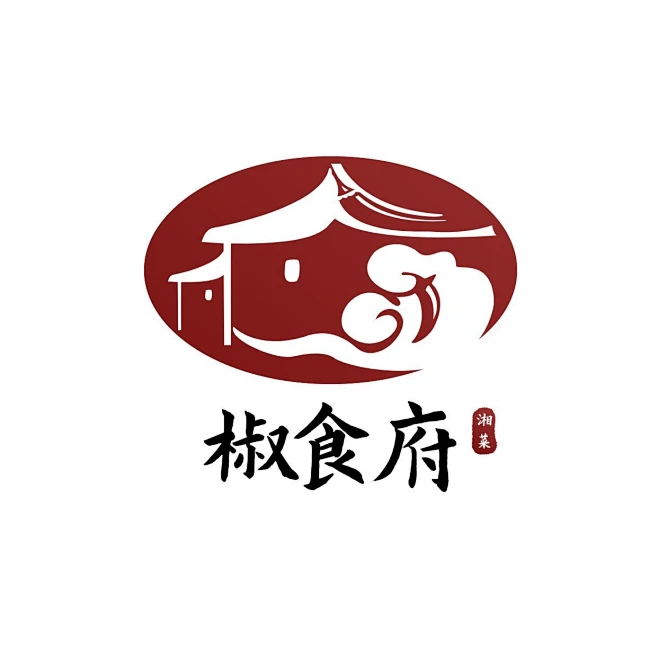 餐饮美食湘菜馆品牌宣传LOGO素材-花瓣网