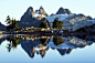 Camp reflections among peaks by Jason  Hummel on 500px