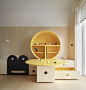 Modern home with Kids Room, Chair, Storage, Bookcase, Dresser, Playroom Room Type, Toddler Age, Neutral Gender, Rockers, Bedroom Room Type, Light Hardwood Floor, Bench, and Bed. Photo 11 of The Toy Box