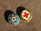 780年代 红十字会徽章两枚 老徽章 老纪念章 胸章-淘宝网