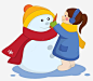 卡通女孩堆雪人高清素材 免抠雪人 卡通 女孩堆雪人 站立的女孩 红色的围巾 雪地里 黄色的帽子 元素 免抠png 设计图片 免费下载 页面网页 平面电商 创意素材