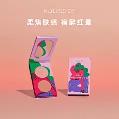 KALEIDOS万花镜LOFI失焦腮红高光一体盘自然晒红女胭脂提亮肤色