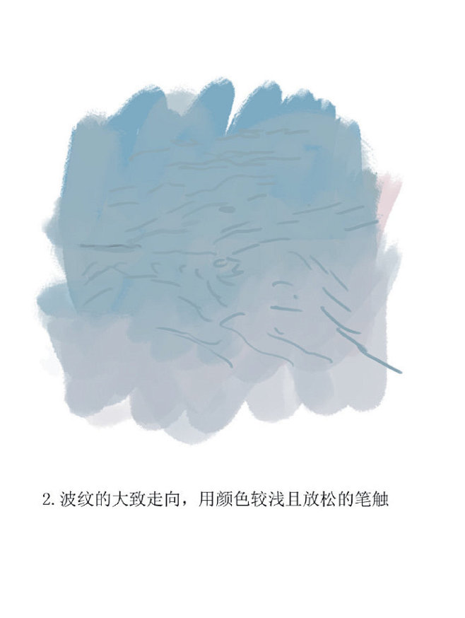 随手记录，关于海浪的步骤。 ​​​​