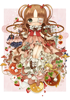 星野矢桃采集到插画师城咲ロンドン