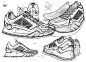 Footwear Renderings/Sketches by Mr Bailey, via Behance: 