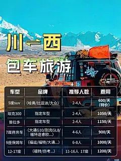 川西包车旅游