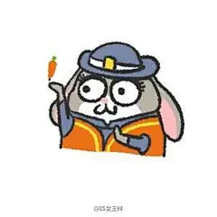 疯狂动物城 魔性小人系列单人头像 转自微博（ES女王样）也可做情侣头像 单人头像