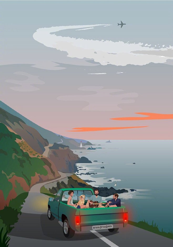 风景插画欣赏