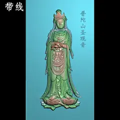 GY938菩萨观音图库精雕图